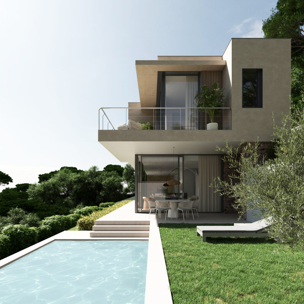 Exclusivas casas de lujo en Begur con jardín y piscina