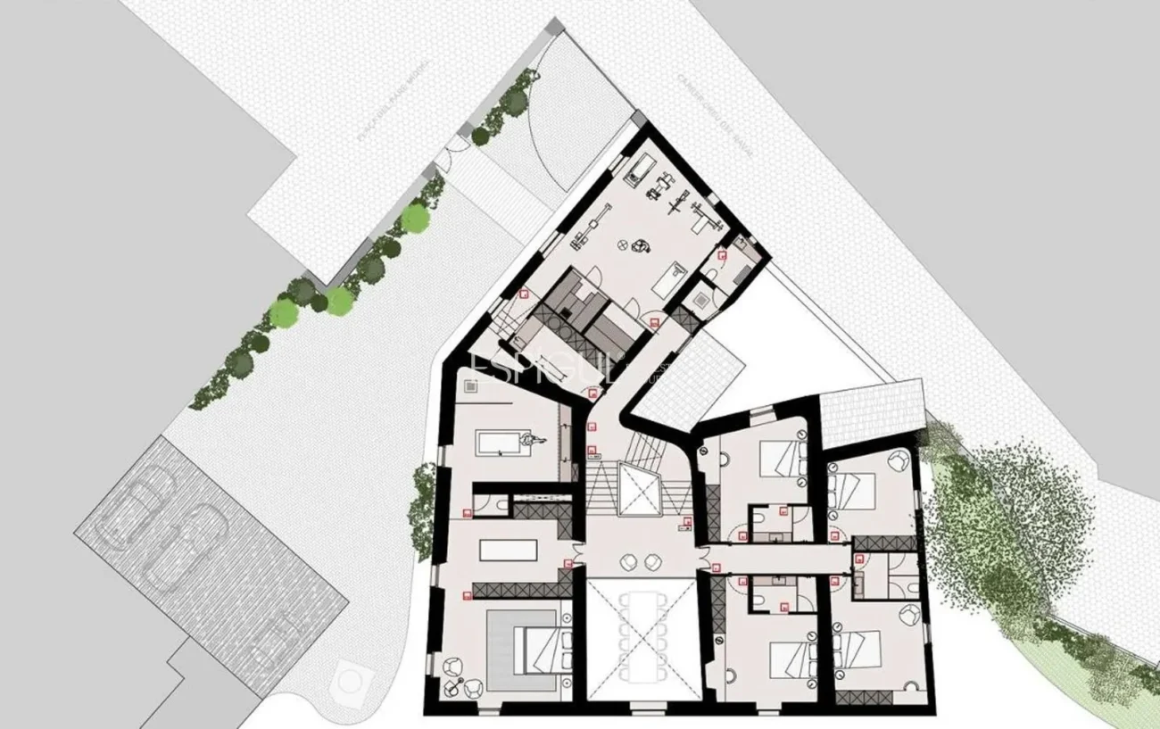 Luxuriöses Landhaus in Esplugues: perfekte Verschmelzung von Geschichte und modernem Design