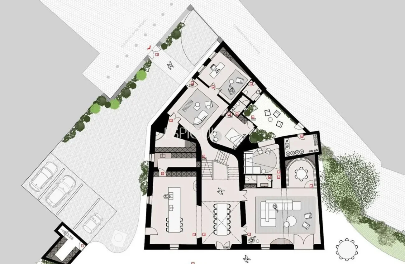Luxuriöses Landhaus in Esplugues: perfekte Verschmelzung von Geschichte und modernem Design