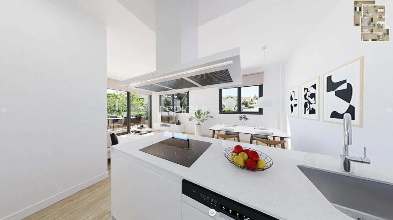 Rez-de-chaussée avec terrasse et jardin à Sarrià de Ter – Nouvelle construction
