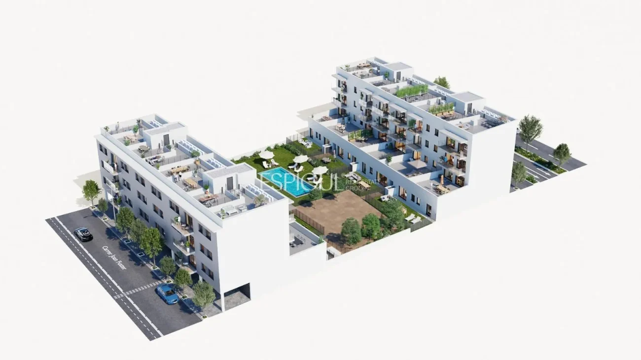 Rez-de-chaussée avec terrasse et jardin à Sarrià de Ter – Nouvelle construction