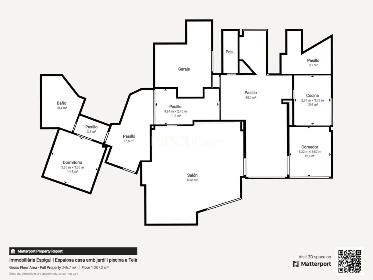 Àmplia casa de 6 habitacions amb piscina a Sant Berger, Teià