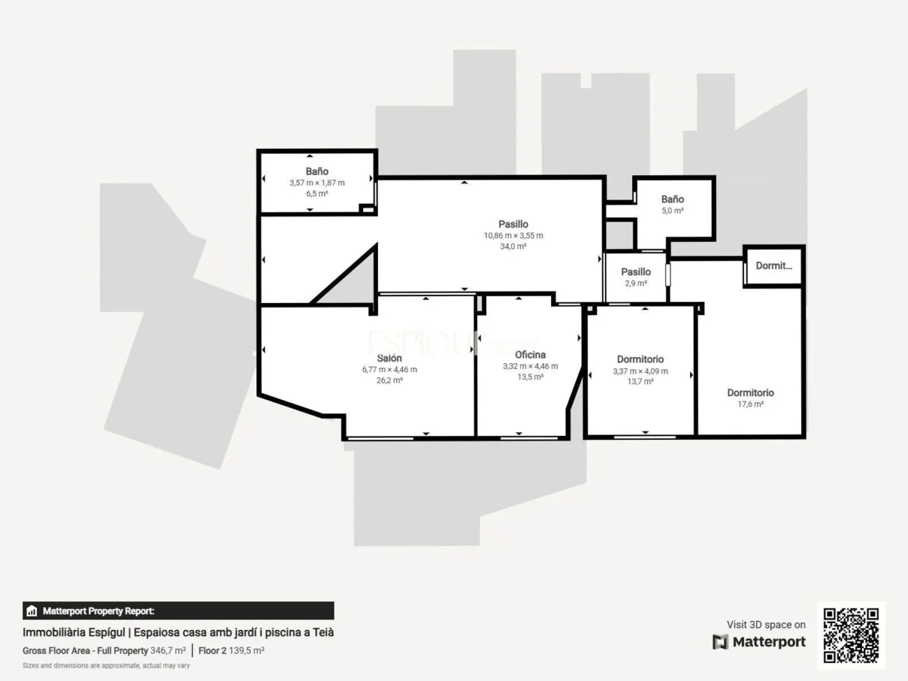 Àmplia casa de 6 habitacions amb piscina a Sant Berger, Teià
