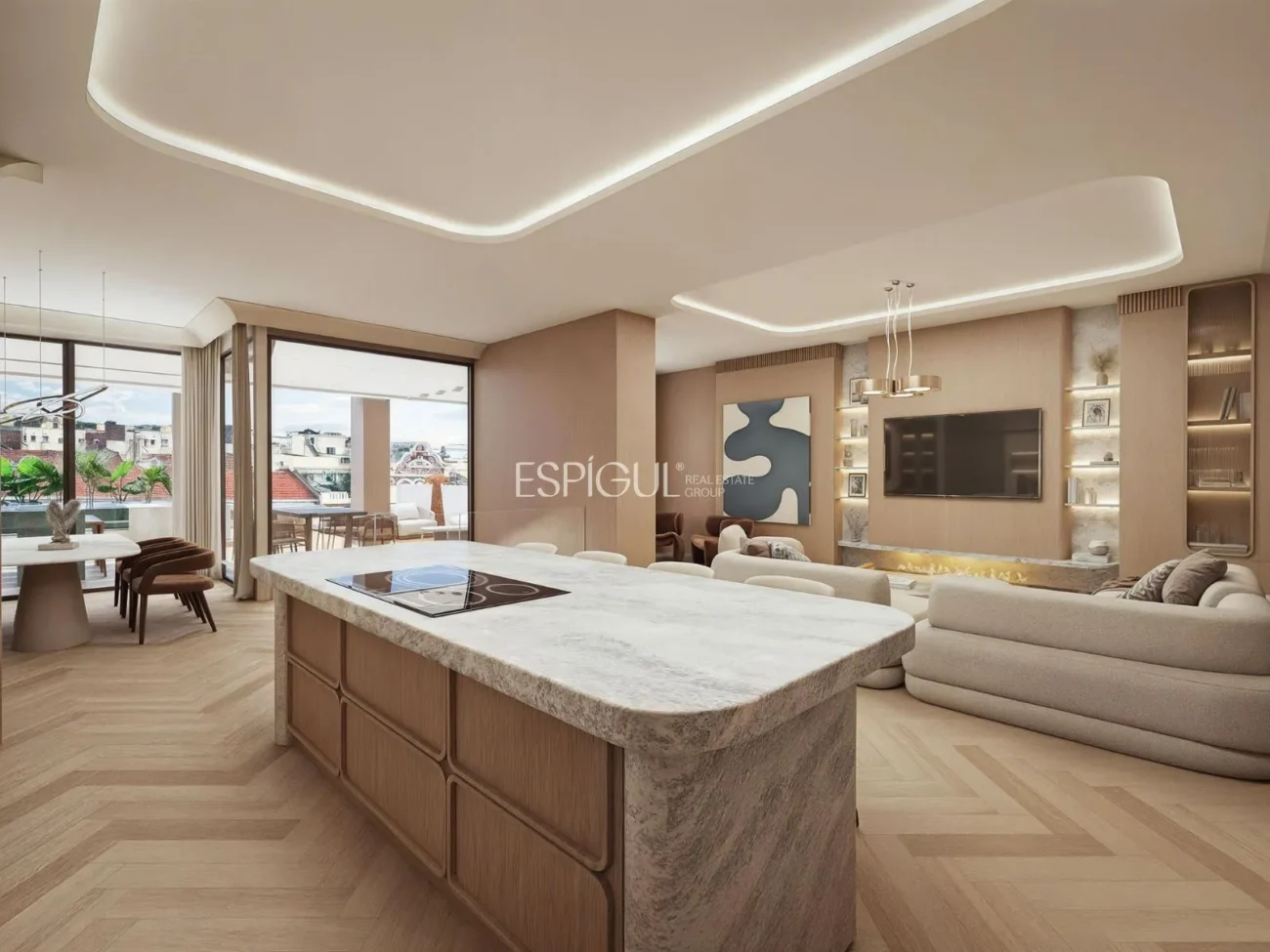 Penthouse à vendre à rénover à Jerónimos