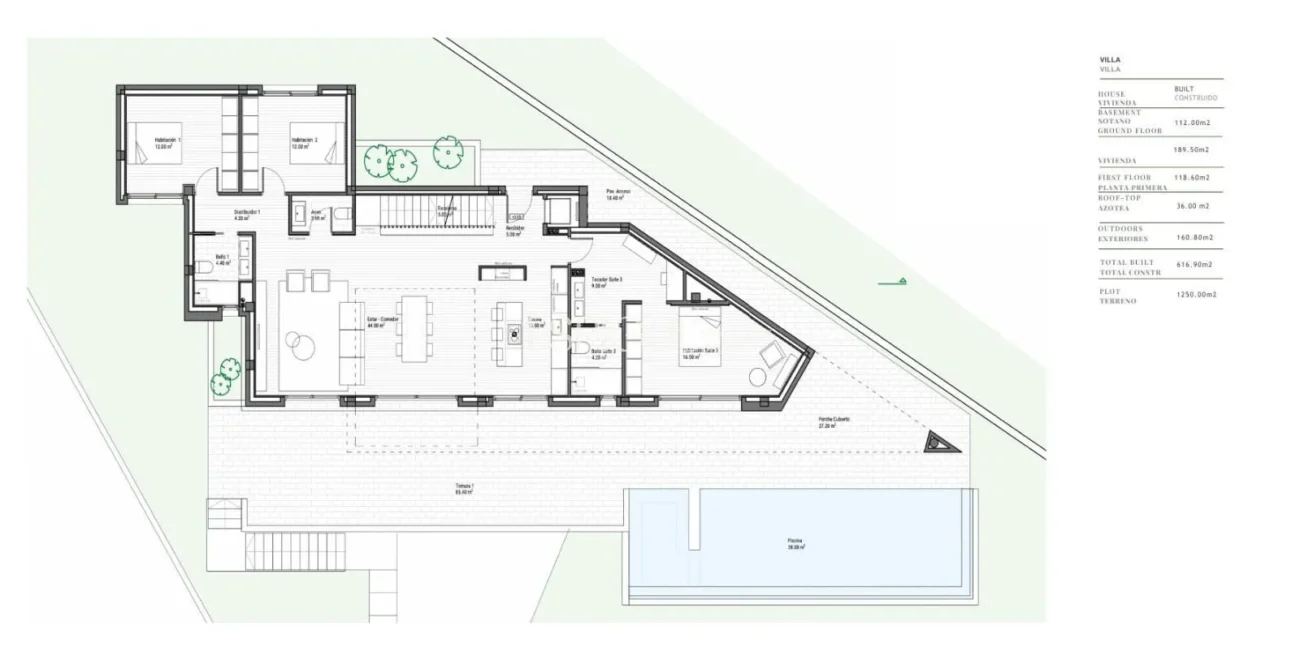Casa unifamiliar de obra nueva en venta en Golf Barcelona
