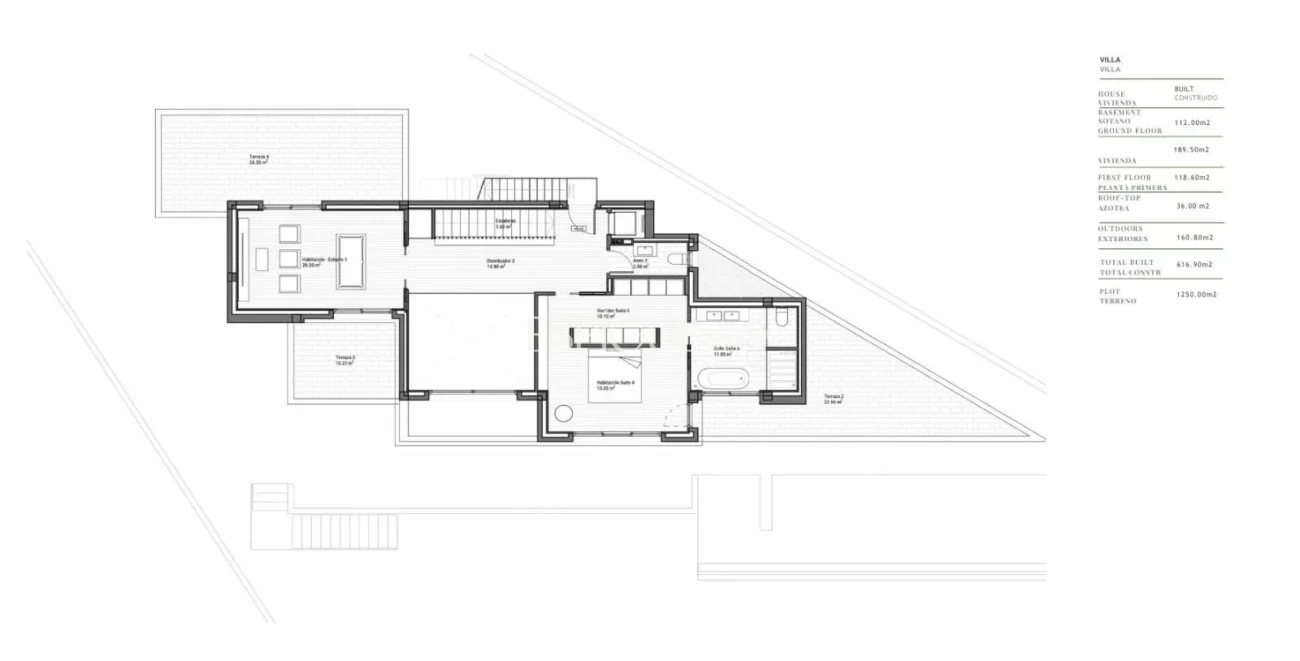 Casa unifamiliar de obra nueva en venta en Golf Barcelona
