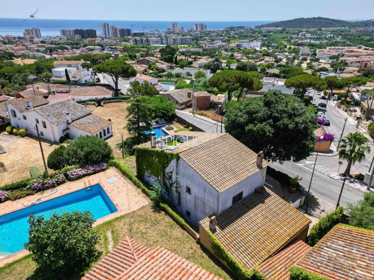 Encantadora casa rústica con vistas al mar en Platja d’Aro