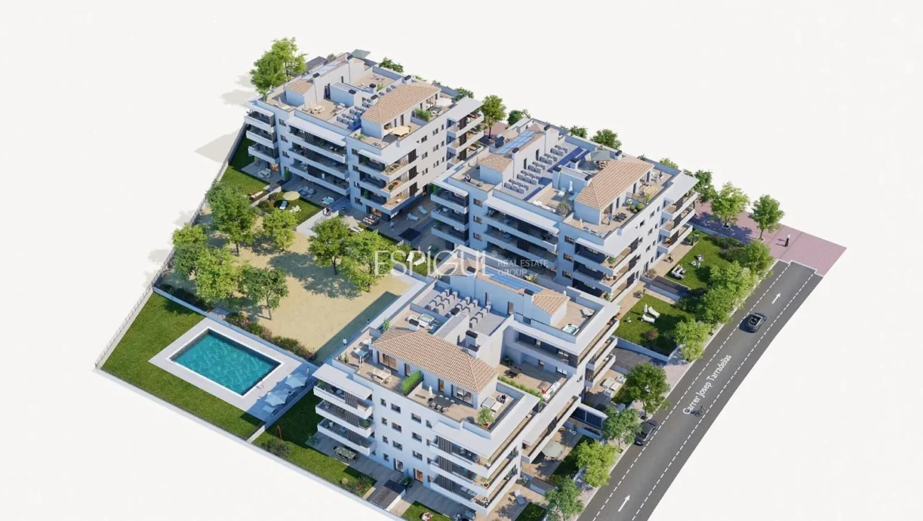 Neue Erdgeschosswohnung mit großem Garten – Terrasses de Vilablareix
