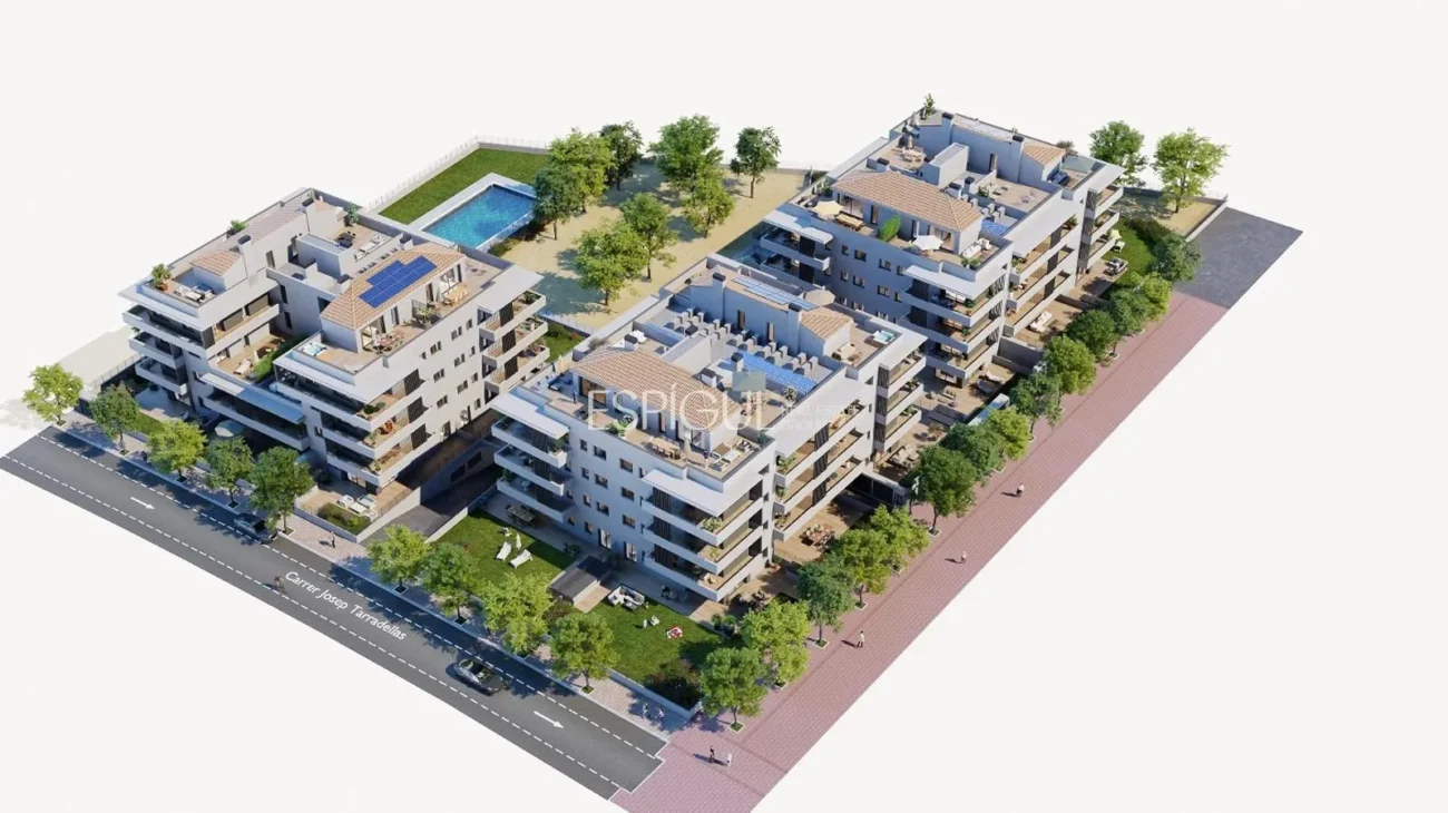 Neue Erdgeschosswohnung mit großem Garten – Terrasses de Vilablareix