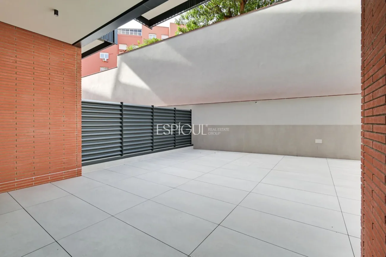 Pis exclusiu d’obra nova amb 104 m² d’espai exterior a Sant Gervasi-Galvany