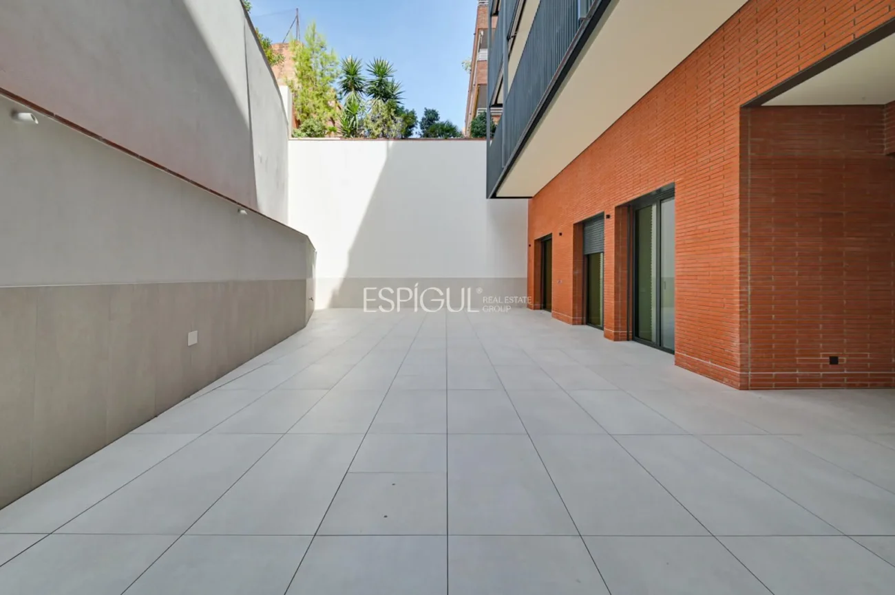 Pis exclusiu d’obra nova amb 104 m² d’espai exterior a Sant Gervasi-Galvany