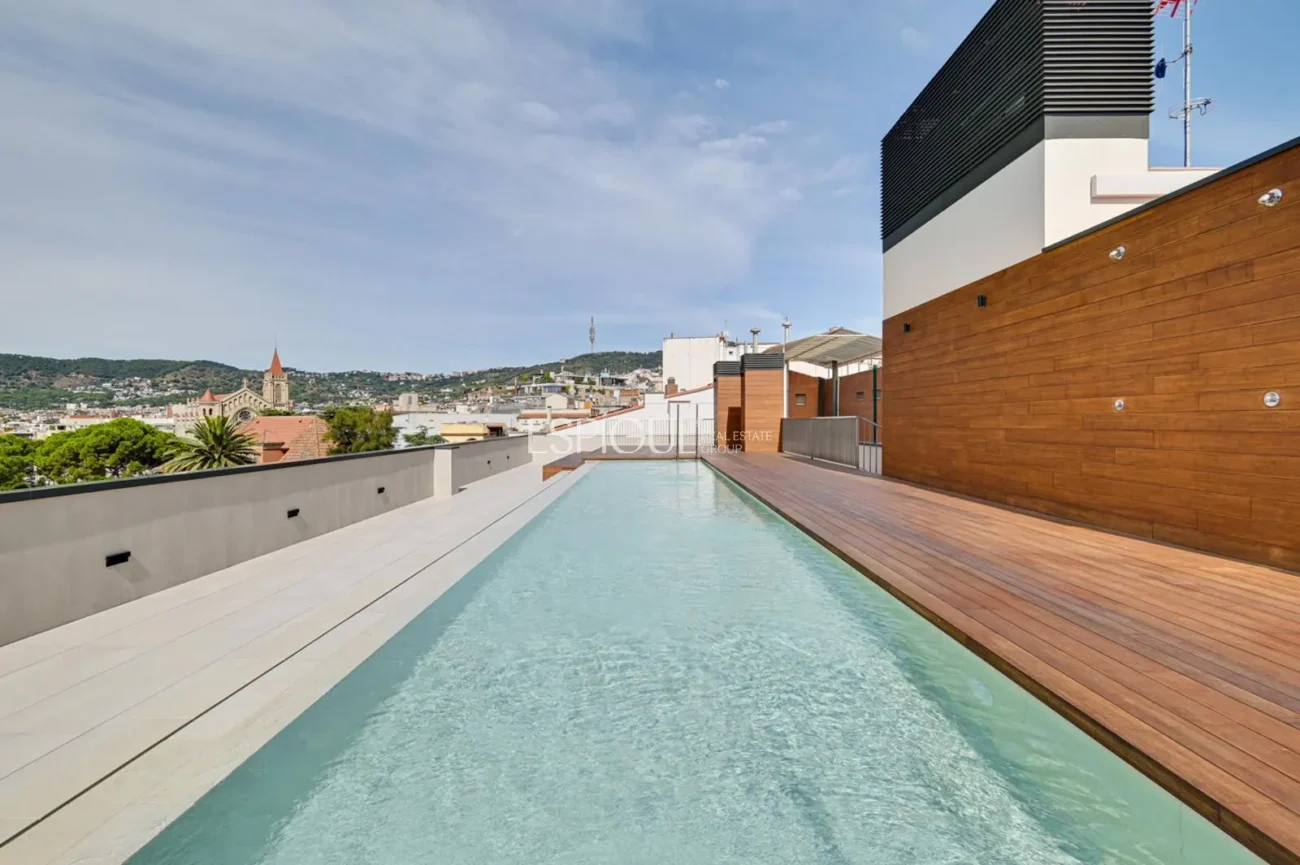 Pis exclusiu d’obra nova amb 104 m² d’espai exterior a Sant Gervasi-Galvany