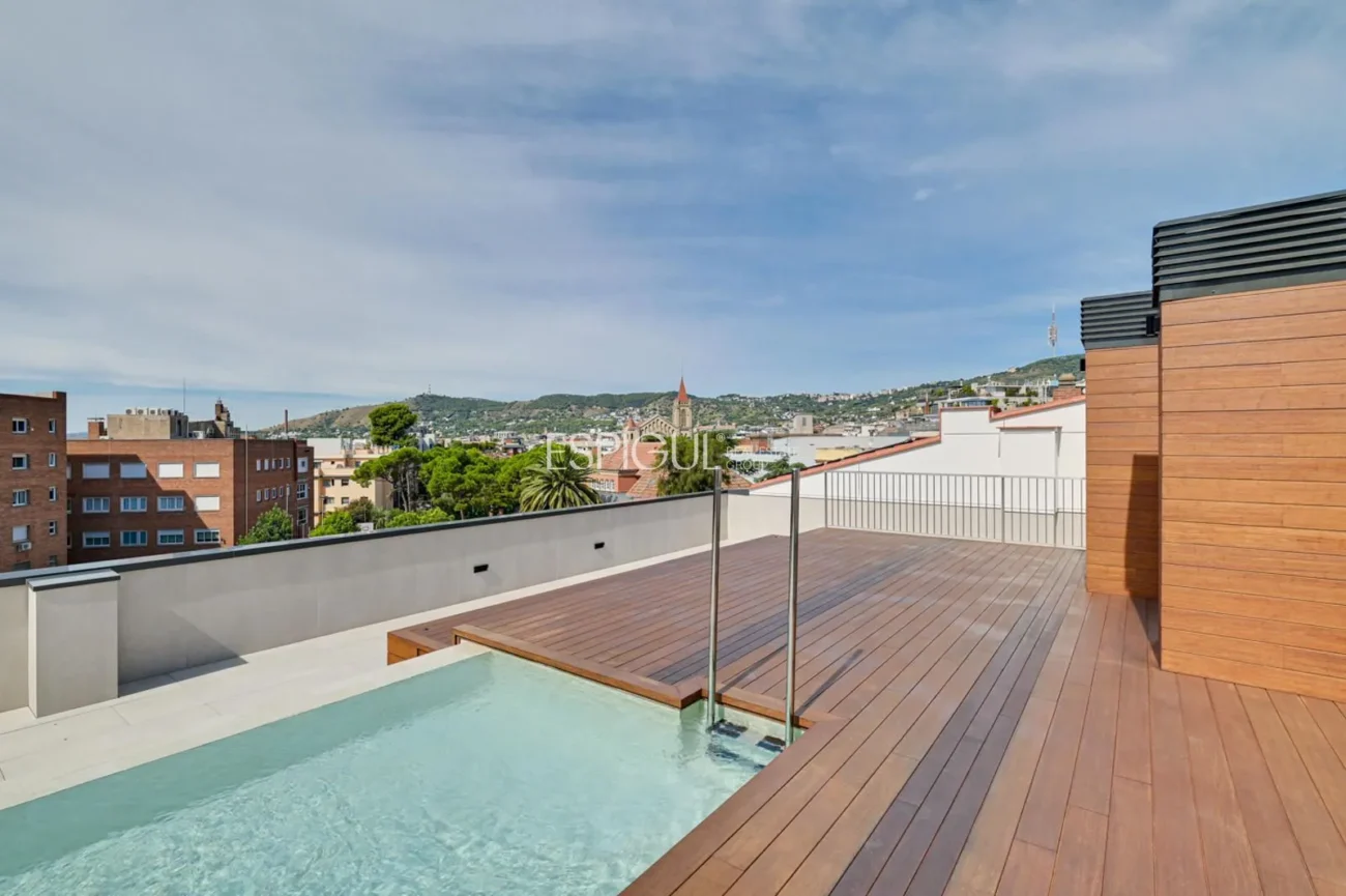 Pis exclusiu d’obra nova amb 104 m² d’espai exterior a Sant Gervasi-Galvany