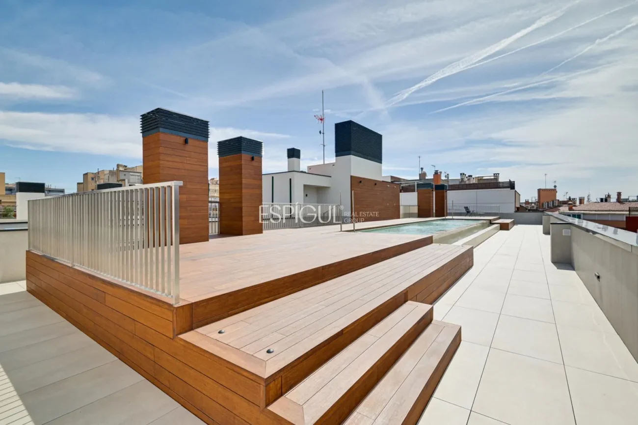 Exclusiu pis d’obra nova amb terrassa de 26 m² a Sant Gervasi-Galvany