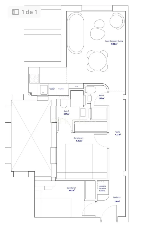 Helle Außenwohnung in Duque de Sesto