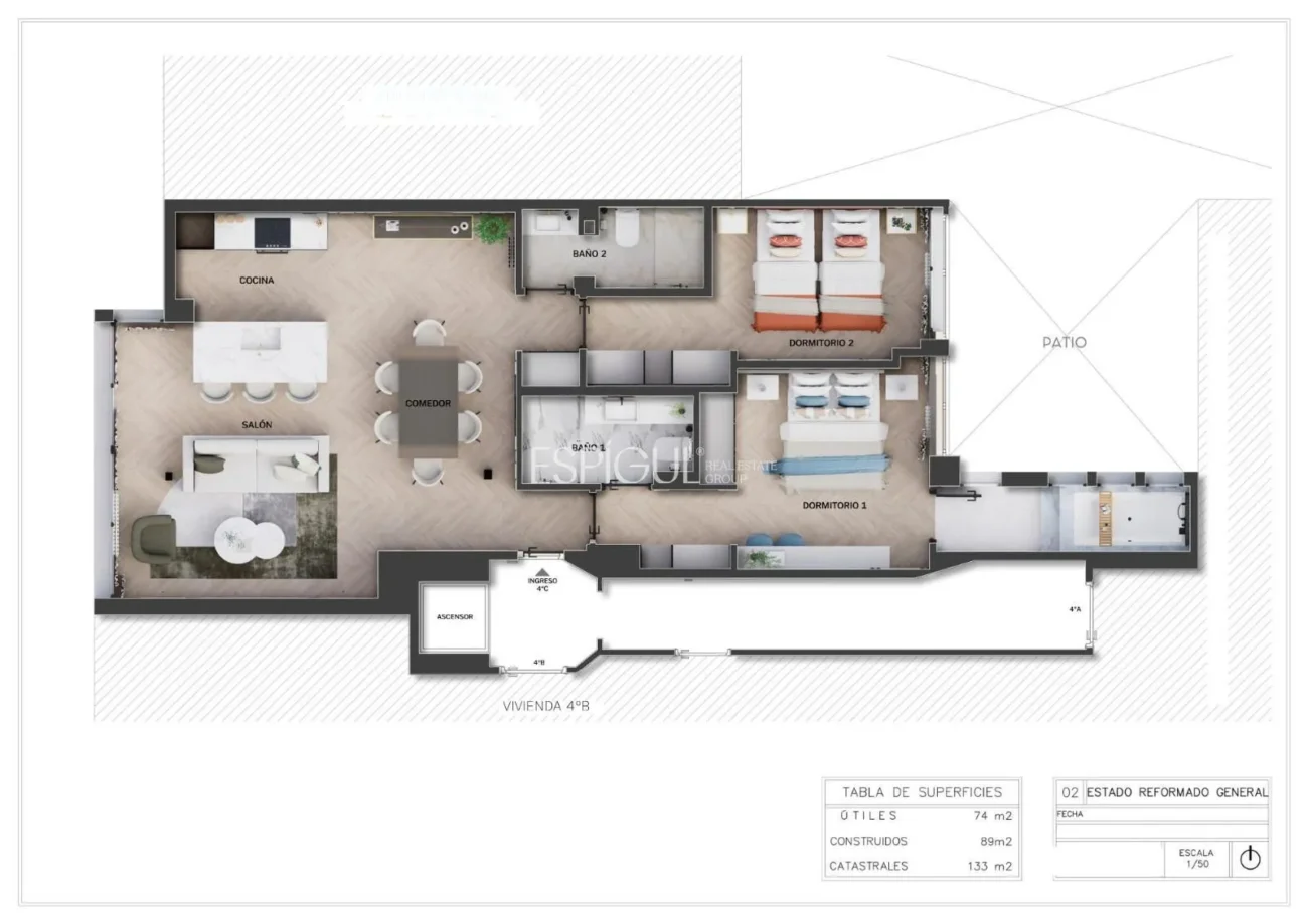 Appartement dans un immeuble avec piscine, Calle General Oraa, Lista