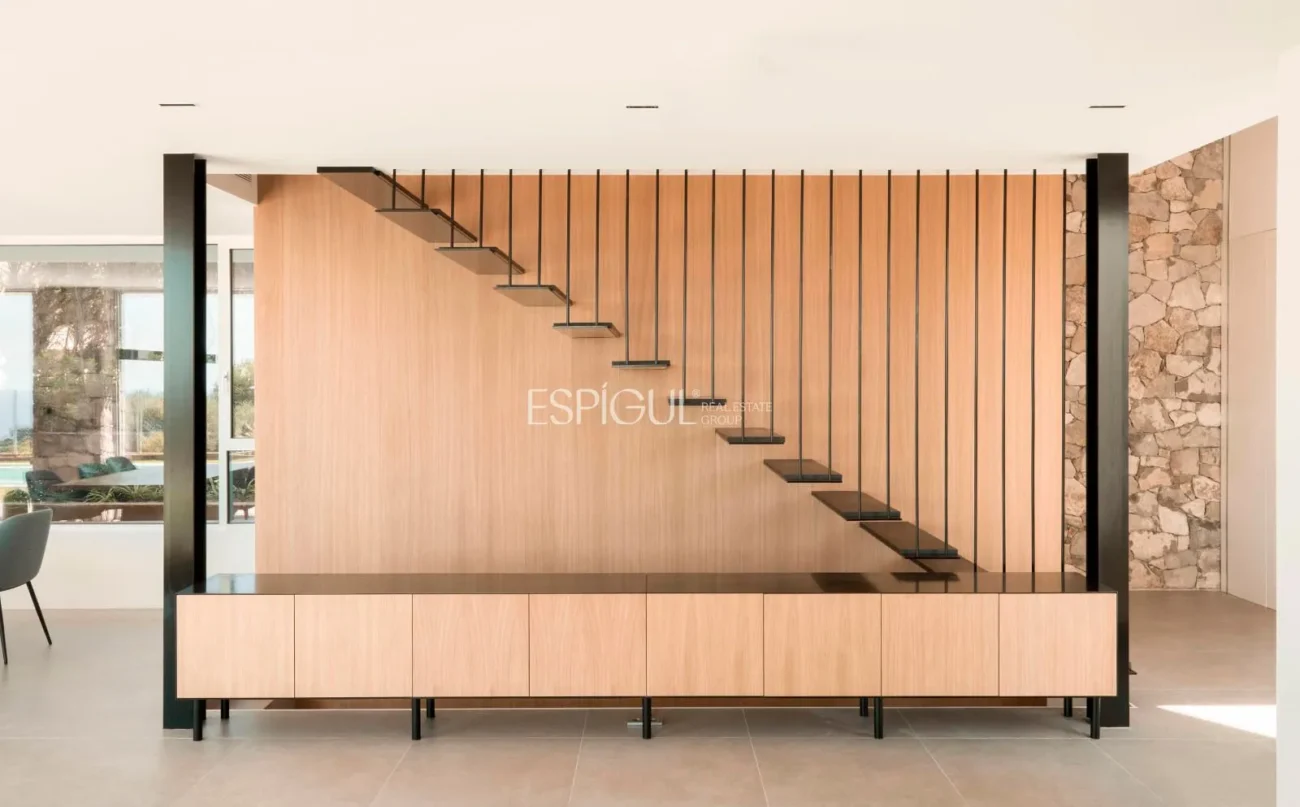 Contemporary Design Residence in Teià with a Pool and Private Garden.