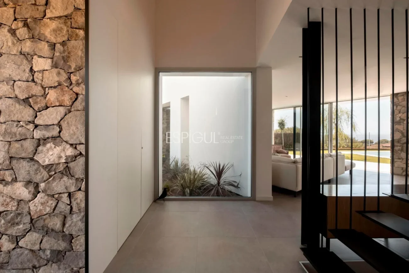 Contemporary Design Residence in Teià with a Pool and Private Garden.