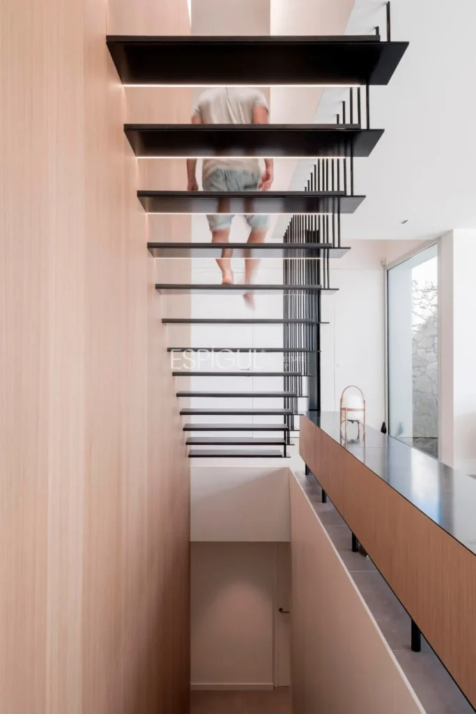 Contemporary Design Residence in Teià with a Pool and Private Garden.
