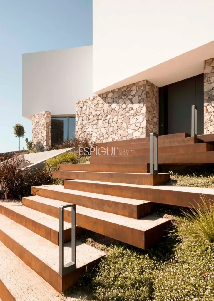 Contemporary Design Residence in Teià with a Pool and Private Garden.