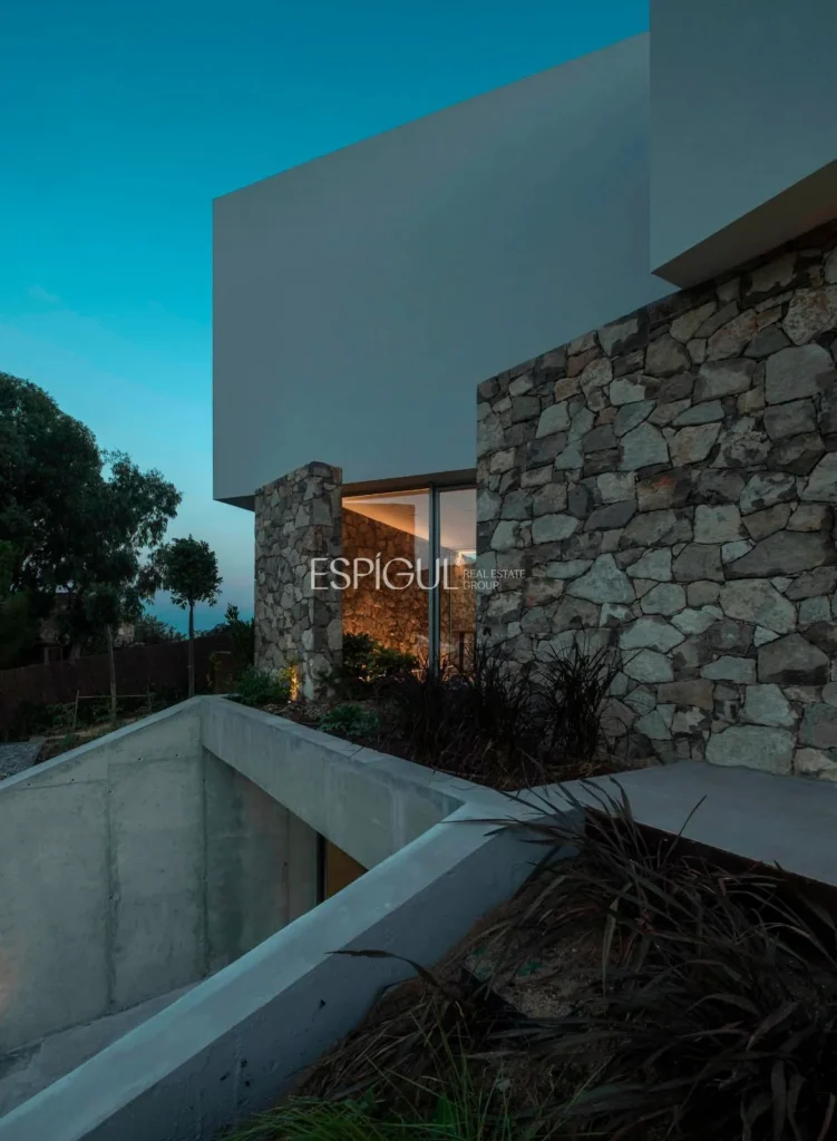 Contemporary Design Residence in Teià with a Pool and Private Garden.