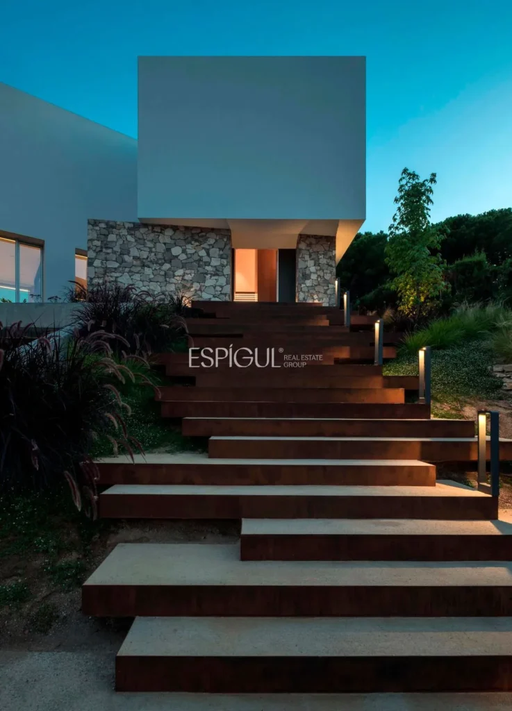 Contemporary Design Residence in Teià with a Pool and Private Garden.