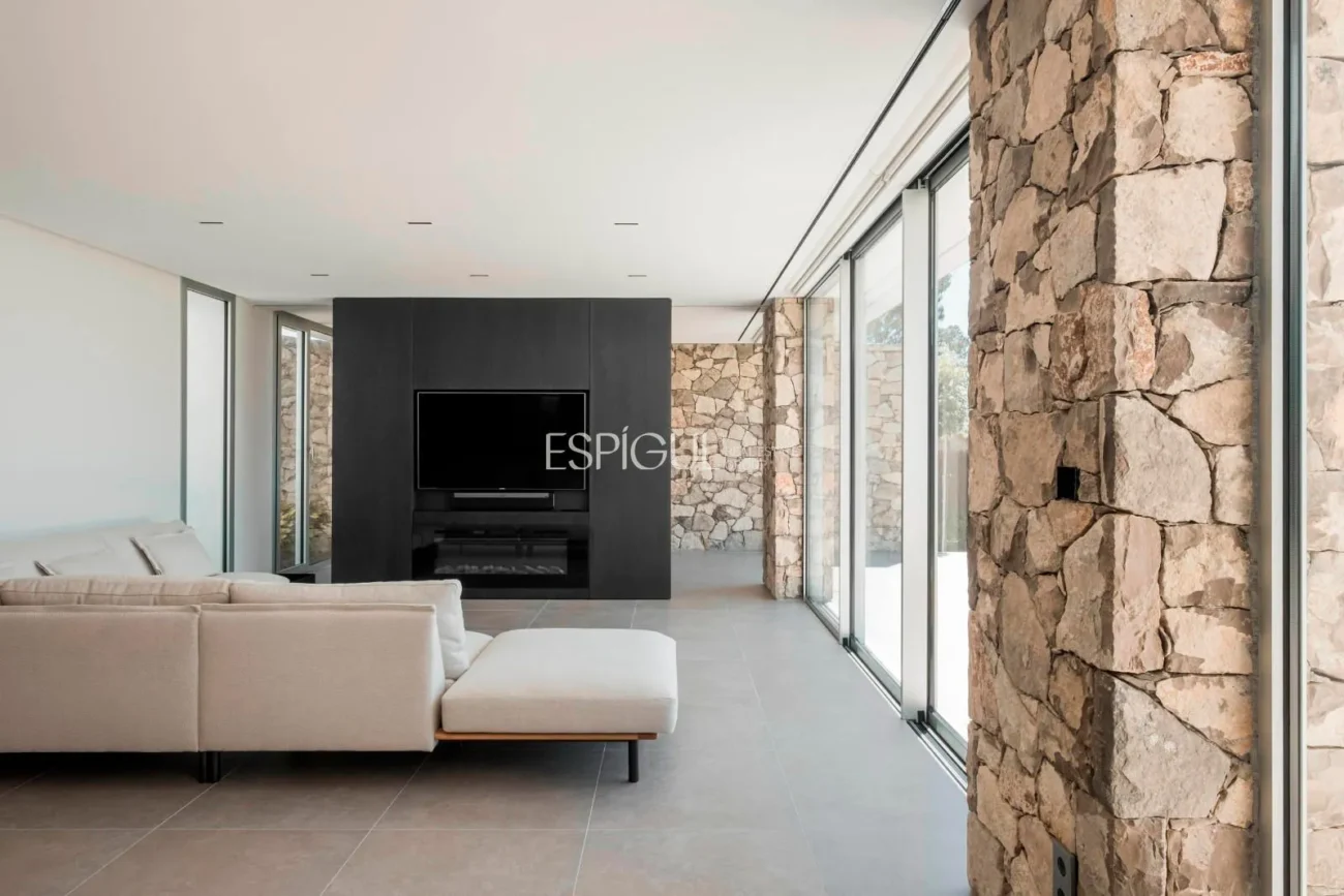 Contemporary Design Residence in Teià with a Pool and Private Garden.