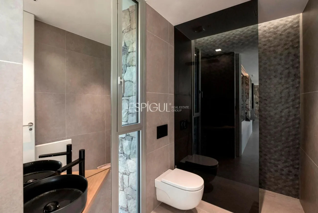 Contemporary Design Residence in Teià with a Pool and Private Garden.