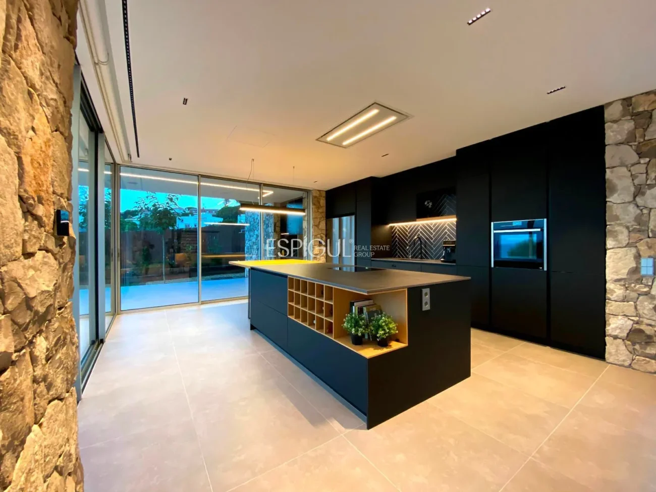 Contemporary Design Residence in Teià with a Pool and Private Garden.