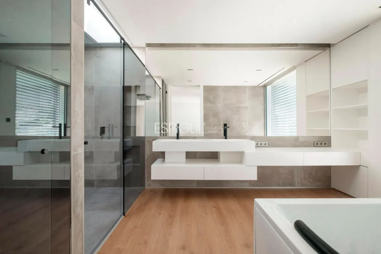 Contemporary Design Residence in Teià with a Pool and Private Garden.