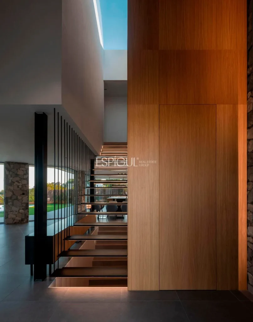 Contemporary Design Residence in Teià with a Pool and Private Garden.