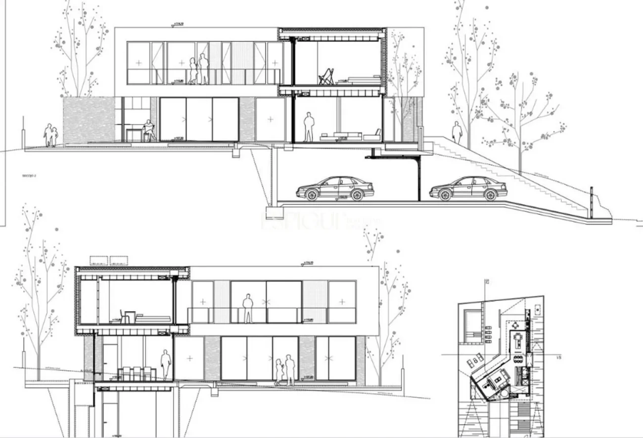Contemporary Design Residence in Teià with a Pool and Private Garden.