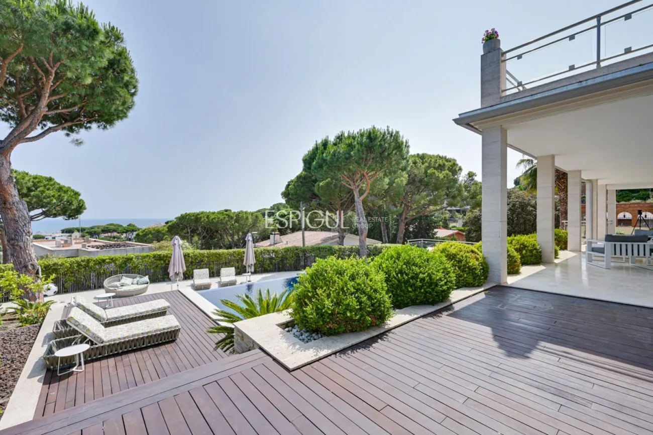 Villa de lujo con impresionantes vistas al mar en Cabrils, Maresme