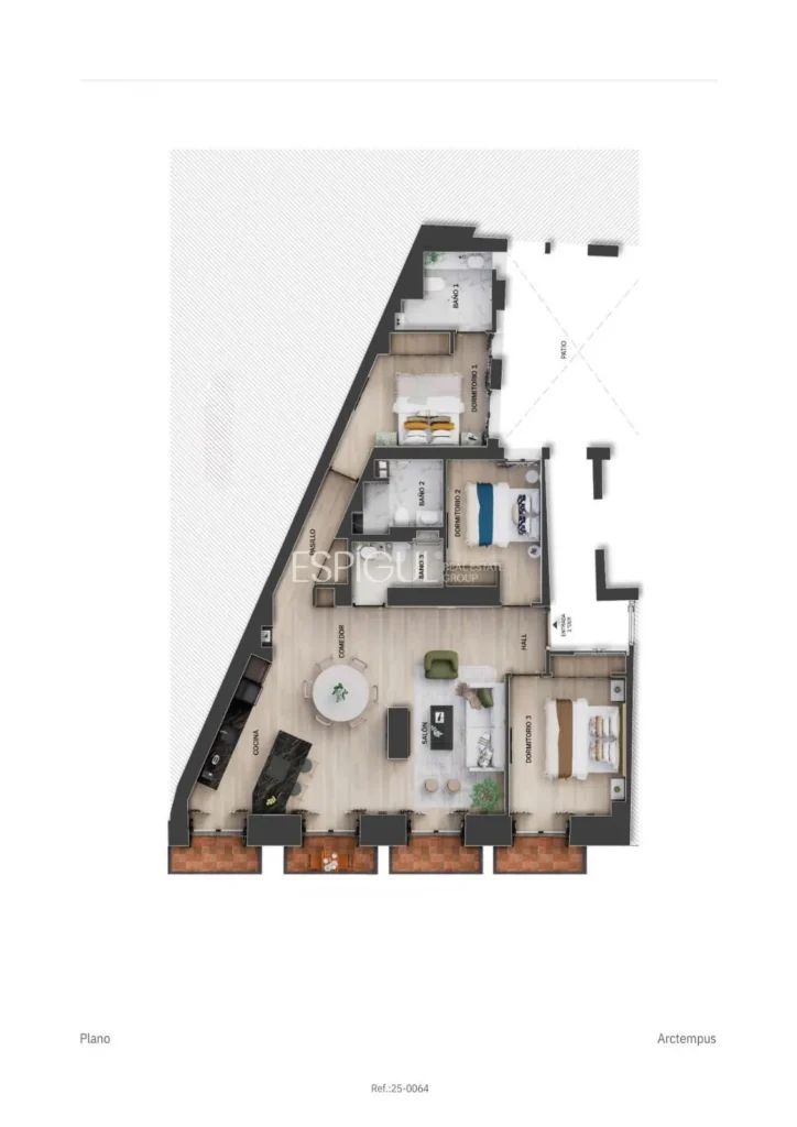 Logement extérieur rénové dans la rue del Barco, Centre
