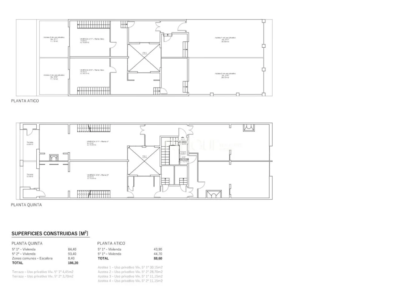 Duplex à vendre dans la rue de Majorque
