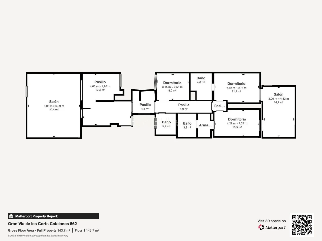 Exclusiva vivienda de lujo completamente reformada de 160 m² en L’Antiga Esquerra de l’Eixample