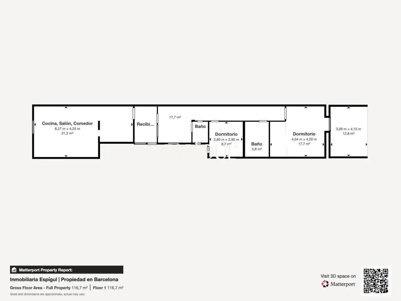 Exclusivo piso con terraza privada en Eixample – Sant Antoni