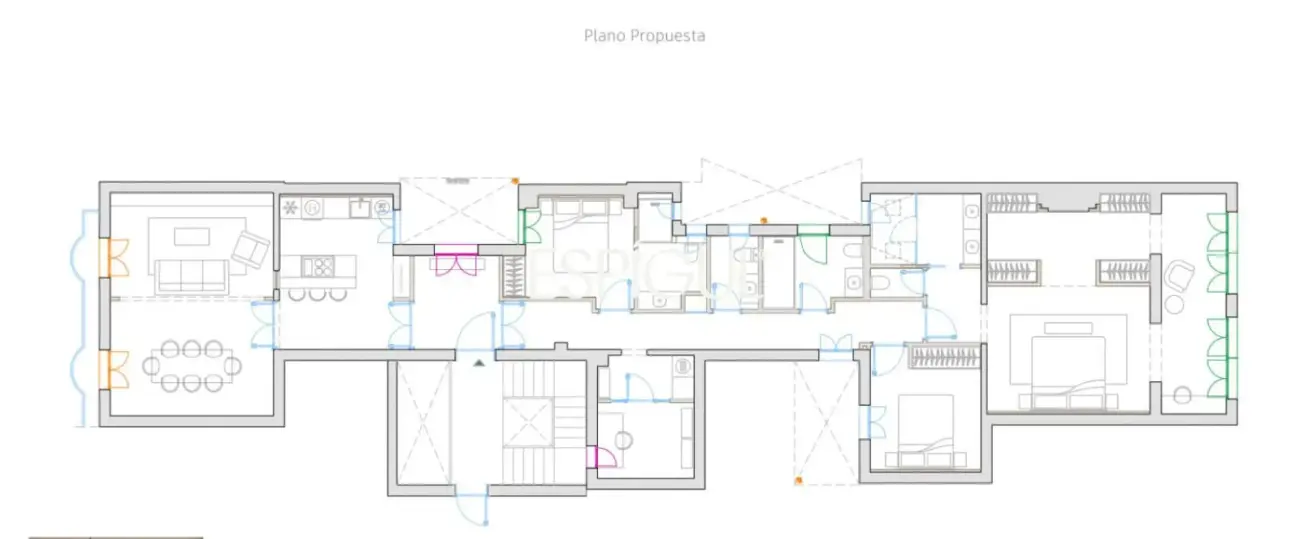 Exclusivo piso en venta reformado en Calle Rosselló, la Dreta de l’Eixample