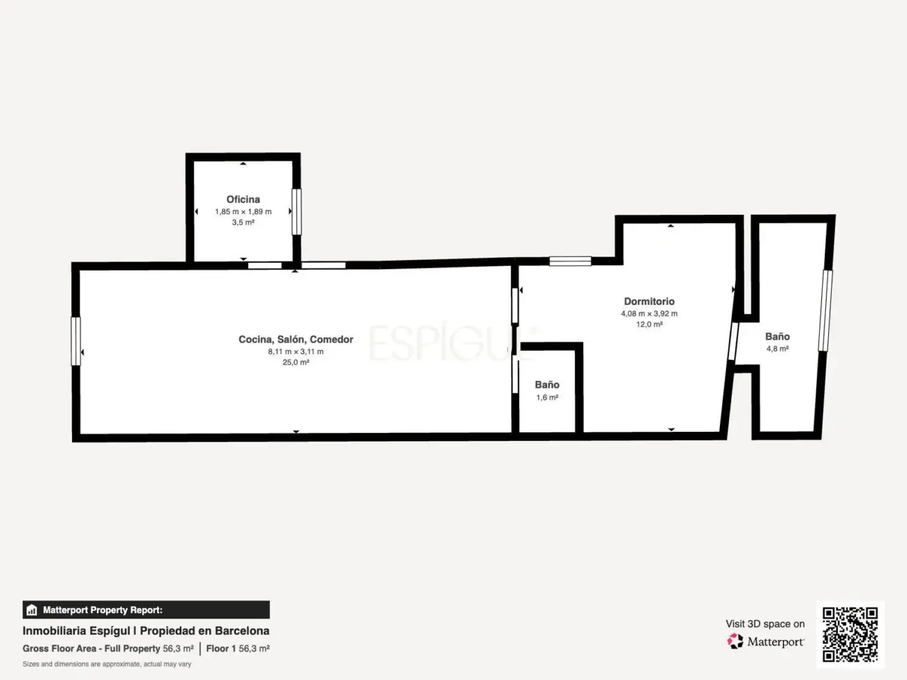 Vivienda reformada con balcón en finca regia en Sant Antoni
