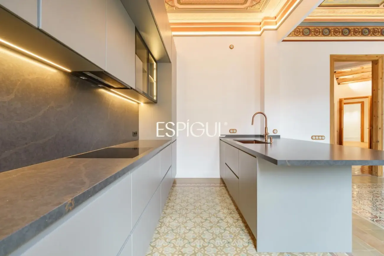 Piso muy luminoso y de diseño junto a Passeig de Gràcia