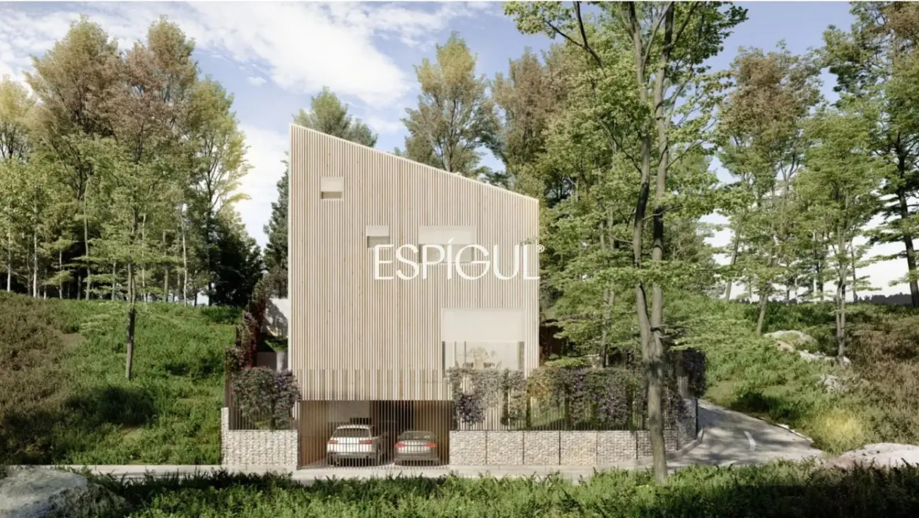 Terreno en venta en Sant Cugat con proyecto y licencia de obra – Unifamiliar de diseño