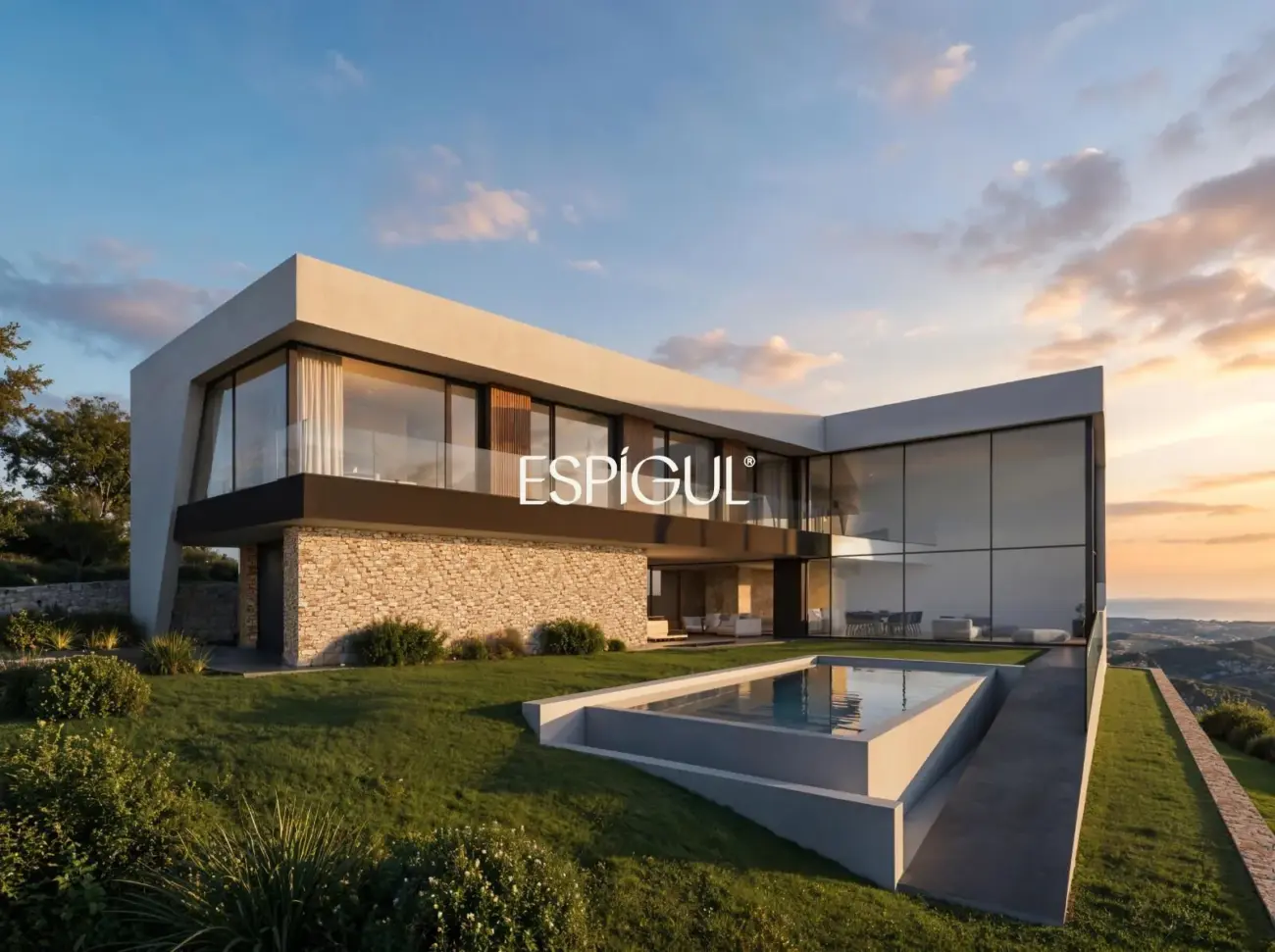 Villa contemporánea de obra nueva con vistas panorámicas al mar en Cim d’Aro