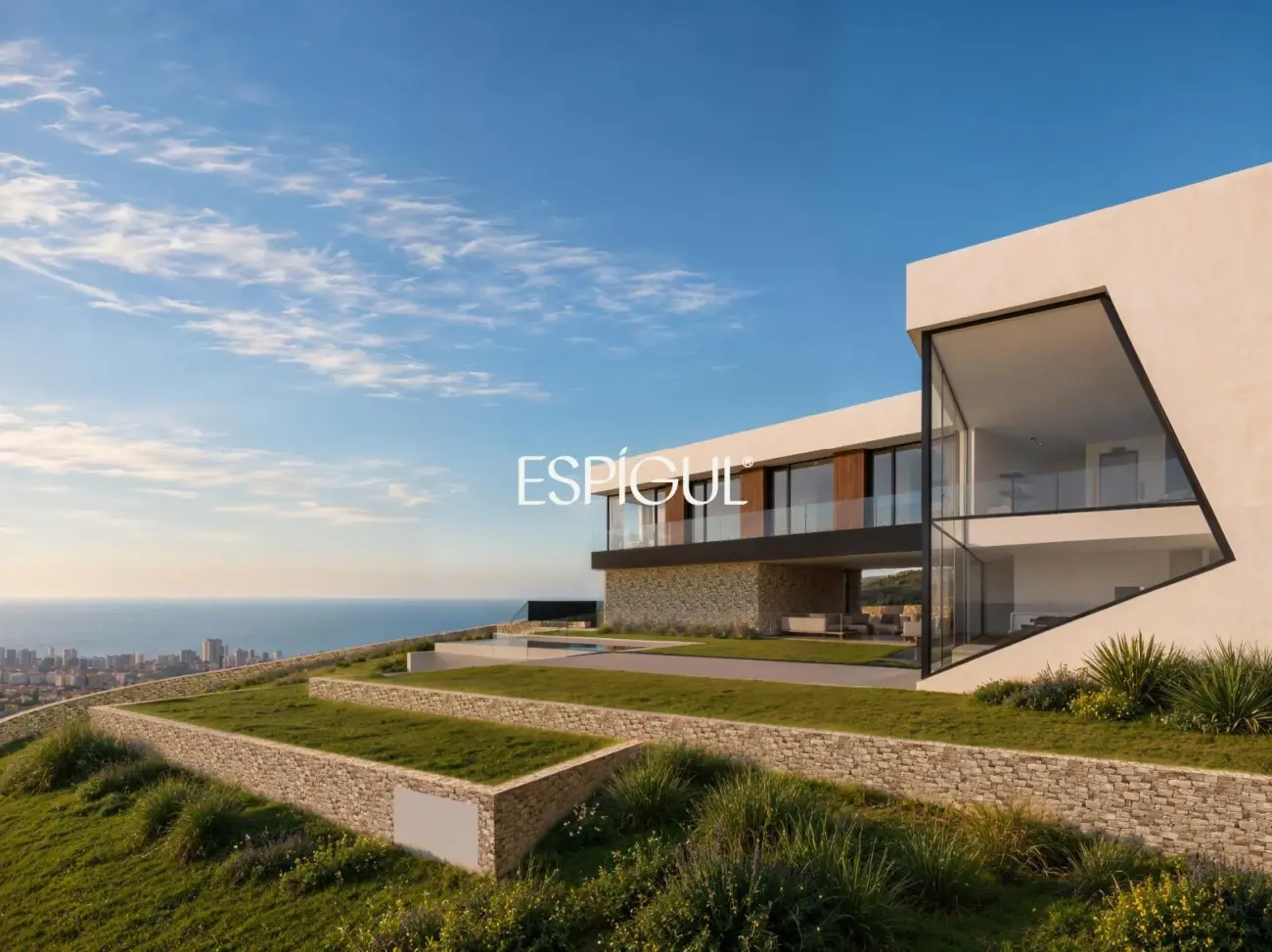 Villa contemporánea de obra nueva con vistas panorámicas al mar en Cim d’Aro